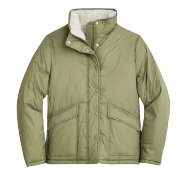 🆕 J. CREW Sherpa-Lined Puffer
Jacket With Primaloft size XL - Picture 1 of 10